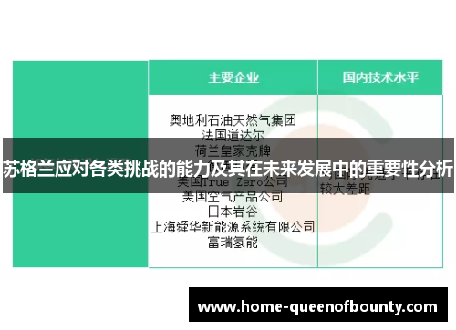 苏格兰应对各类挑战的能力及其在未来发展中的重要性分析